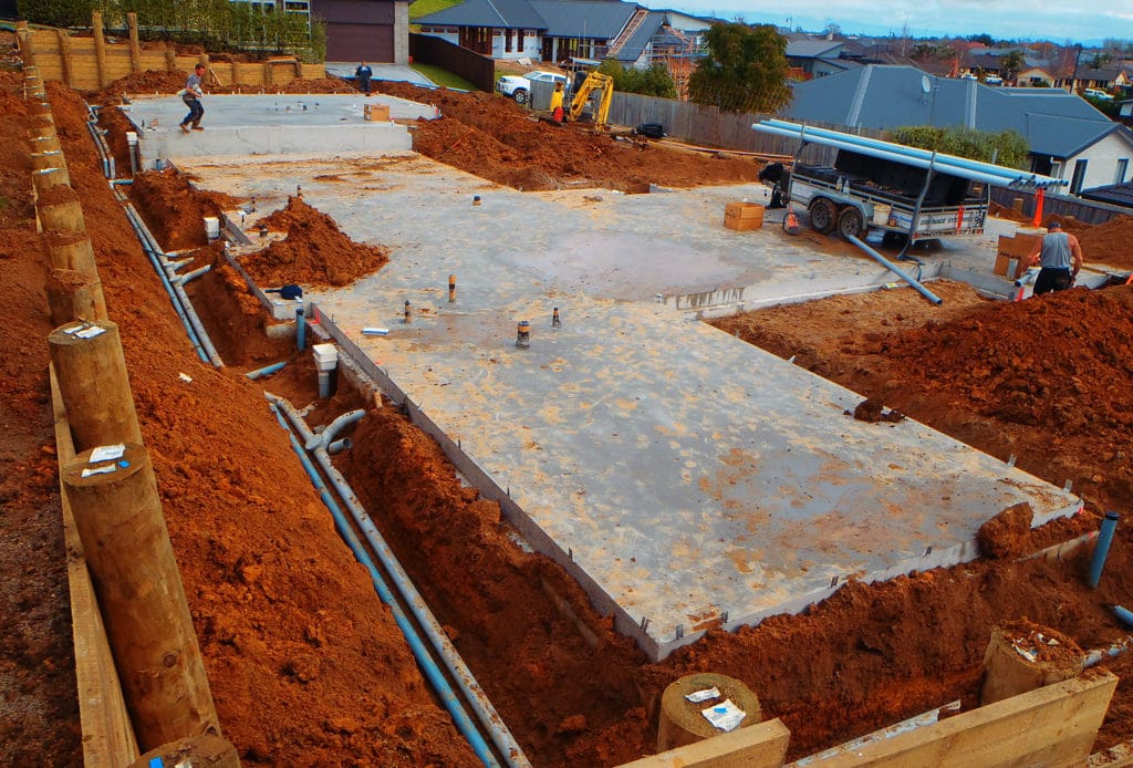 Sewer and stormwater drainage installation